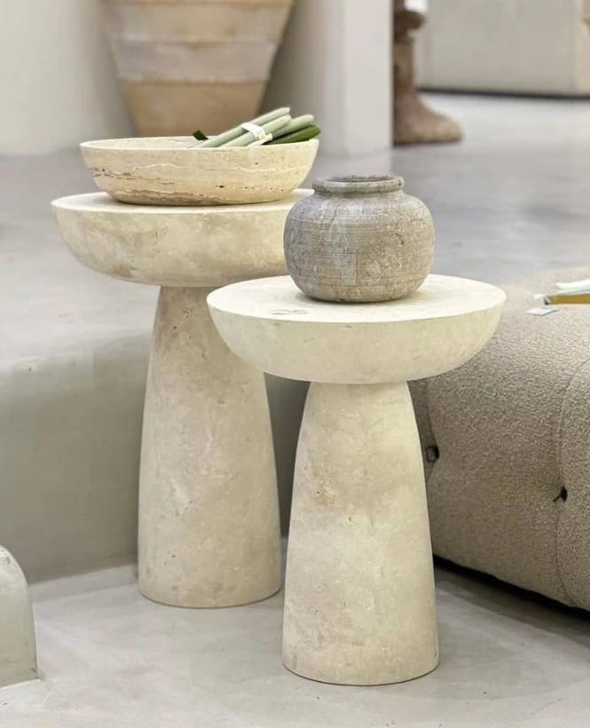 میز عسلی سنگی