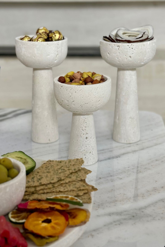 کاسه/اجیل خوری/ ظرف تراورتنی
