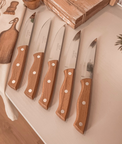 چاقو دسته چوبی