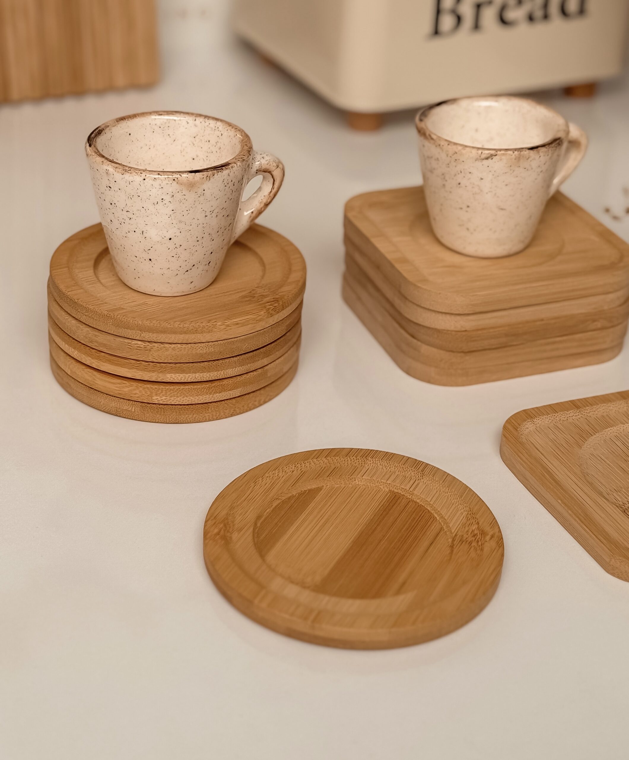 زیر لیوانی بامبو