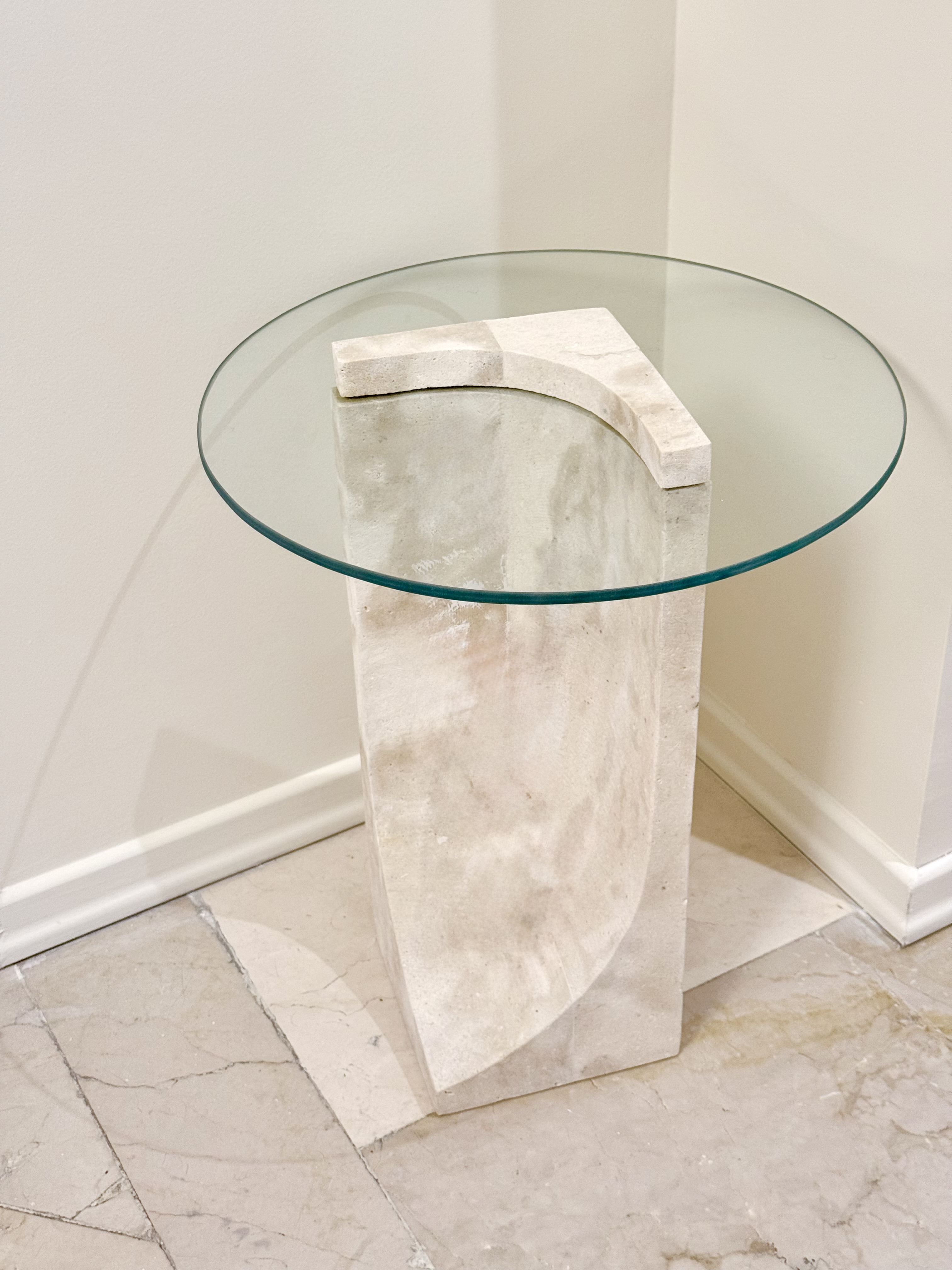 میز عسلی سنگی